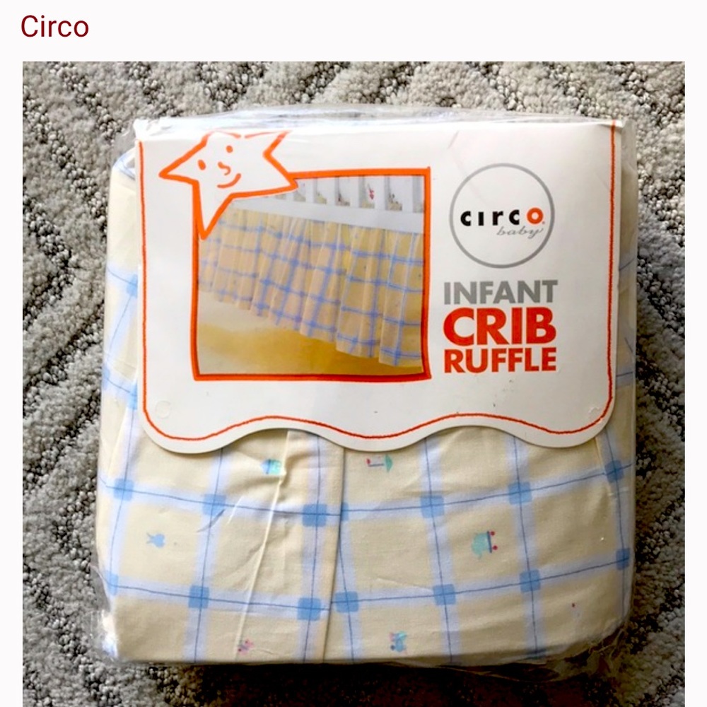 nfant crib Ruffle 100% Cotton- BNIP
